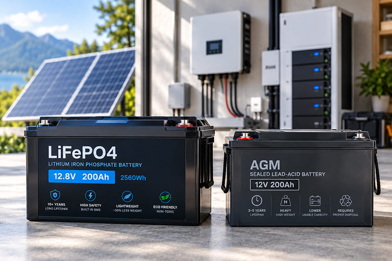 LiFePO4 vs. AGM: что выбрать для автономных систем