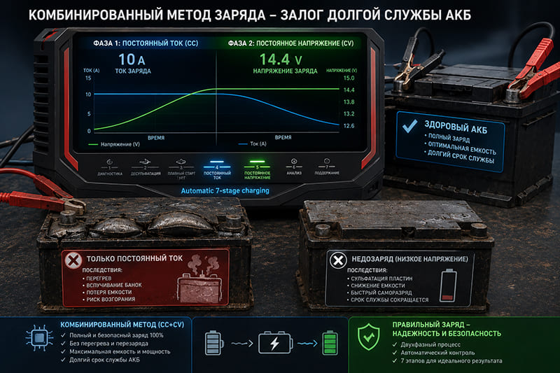 дисплей современного комбинированного зарядного устройства