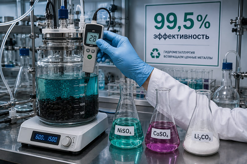 Эффективность извлечения до 99,5%