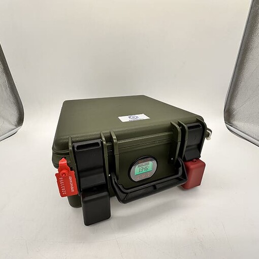 Аккумулятор тяговый Lifepo4 12V 105Ah в зеленом кейсе
