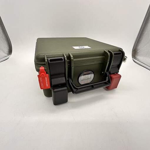 Аккумулятор тяговый Lifepo4 12V 105Ah в зеленом кейсе