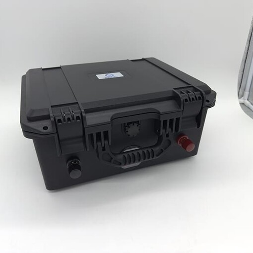 Аккумулятор тяговый LiFePo4 24V 67Ah в кейсе с преобразователем напряжения на 12в и прикуривателем/USB выходом